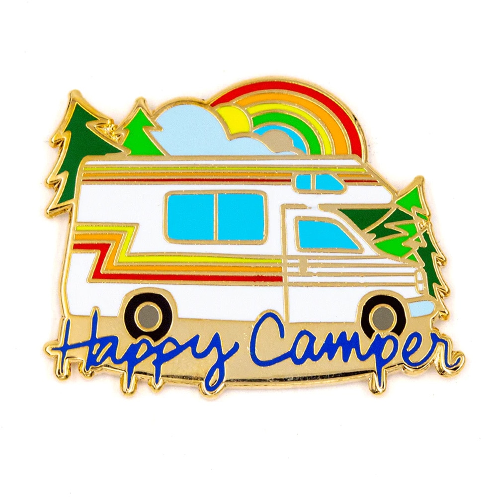 These are Things, Enamel Pin, Accessories, Unisex, Happy Camper (RV), 650316